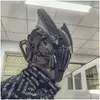 أقنعة الحفلات Cyberpunk Mask Cosplay Maski Black Samurai Wars Kamen Rider Masks Halloween Fit Party Coolplay Gift 220711 Drop Delivery H Dhkrq