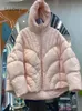 Parkas pour femmes Lagabogy hiver court à capuche veste chaude femmes de qualité supérieure moelleux 90% duvet de canard blanc manteau surdimensionné épais vêtements d'extérieur 231213