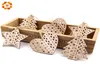 6 STKS Mooie Europese Kerst Houten Hangers Ornamenten Hout Ambacht Kerstboom Ornamenten Decoraties Kinderspeelgoed Hangende Geschenken Y2802754