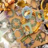 Opakowanie prezentowe 30 Prześcieradło naklejki dla zwierząt Kolorowe kreatywne lustro kwiatowe ręka namiot namiot Materiał pasta Scrapbooking 6 stylów