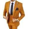 Męskie garnitury Blazers Mężczyzna męski Mężczyzn Mężczyźni Zielone Slim Fit Formedo Formal Business Work Wear 3PCS SETS KURTHPANTSVEST 231212