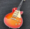 وصول جديد مخصص متجر Cherry Red Ace Frehley Electric Guitar ، Solid Mahogany 3 Pickups Guitarra