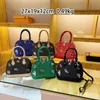 2024 Designer Handbag Speedy ALMA BB Shell Bag Luxury Women's Shoulder Bag Classic Handbag Leather Green Flower Print Handbag Crossbody Shopping Bag Multiple Colors