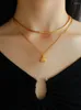Ожерелья с подвесками, винтажное мини-ожерелье с натуральным жемчугом и агатом, бисерное ожерелье, универсальная сложенная ключица