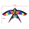 Kite Acessórios Grande Rainbow Bird Kites 100m Linha Inflável Esportes Ao Ar Livre Voando Brinquedos para Crianças Crianças Praia 231212