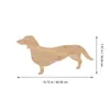 Pratos Dachshund Prato de Jantar Cupcake Titulares Placa de Charcutaria para Cães De Madeira Personalizada