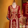 Ethnic Clothing Eembroidery Xiuhe Wedding Dresses Chinese Bridal Gowns China Traditional Ancient Sets Gorgeous Robe De Soiree Mariage 231212