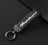 Keychains Fashion Motorcycle Carbon Fiber Leather Rope Keychain Key Ring For GSX1300R HAYABUSA GSX 1300R GSX1300 Miri229824289