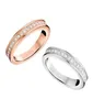 2020 anneaux populaires en acier inoxydable titane pour femmes hommes bijoux couples zircon cubique or argent or rose anneaux amant cadeau7814436126
