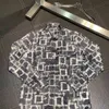 Men's Casual Shirts Designer designer shirt mens polo f jacquard jacket Italian luxury brand men's clothing casual cardigan coat long sleeve tshirt B7P4