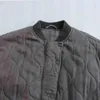 Korator damski płaszcze bawełniana kurtka jesień/zima kieszonka dekoruj swobodny luźne retro elegancka bombowca 4088243