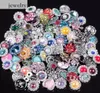 Noosa bijoux boutons pression bracelets porte-bonheur strass cristal lunettes imitation perles métal creux bricolage pendentif accessoire style 181779713