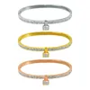 Bangle Office/Career Key Full Stone Jewelry For Women Cuff Charm Bangles Crystal African Spain Dubai Bracelets