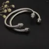 Bangle HSc 5 mm okrągłe kolory Bransoletowy Bransoletka Bransoletka w srebrze z 18 -karatowym różowym złotem