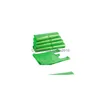 Present Wrap Gift Wrap 100st/Pack Green Plastic Påse Supermarknad Utför engångsväst med handtag kök vardagsrum ren mat pac dhz1i