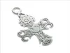 Lot 30 pièces grande fleur Pigeon Antique argent charmes pendentifs résultats de bricolage pour la fabrication de bijoux Bracelet collier boucles d'oreilles 47*30mm DH08587382561