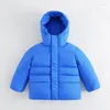 Abrigo de plumón MARCJANIE Boys Telas de tres pruebas Chaqueta cálida con capucha gruesa ultraligera para invierno 231510