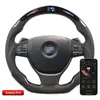 LED Display Steering Wheel Compatible for BMW 5 7 Series F01 F10 Real Carbon Fiber