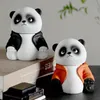 Panda Ashtray Creative Personality Trend With Lid Anti-Flying Ash Home Living Room Cute Birthday Gift For Boyfriend