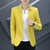 Men's Suits Autumn 2023 Small Suit Set Korean Version Slimming Trend Handsome Party Leisure Business Boutique High-end