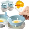 Pulsante di uova a microonde BPA lavastoviglie a doppio produttore di uova in camicia di grotte in camicia di uovo cuocere cuocere cucine cucina gadget226m
