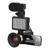 Sport Action Video Cameras 4K Professional Camcorder WiFi Digital Camera för Tiktok Streaming Vlog Recorder Time Webcam Stabilizer VideCam 231212