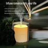 Essential Oils Diffusers Simulated Candle Air Humidifier Essential Oil Aromatherapy Diffuser 150ml for Office Home Bedroom Gift Yoga USB Humificador 231213