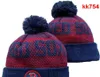 Boston Beanies Sox Cap Wool Warm Sport Gebreide hoed Baseball Noord -Amerikaanse team Striped Sideline USA College POM HATS Men Wome4272738