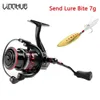 Linnhue Fishing Reel LS10007000 Spinning 10 kg max glisser 501 Spool de profondeur profonde carpe pesca 2112285150561