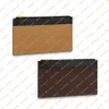 Unisex moda swobodna designer luksusowa karta kredytowa uchwyt na kartę kredytową torebka torba portfelowa Klucz Klucz Wysokiej jakości najlepsza 5A M80348 M80390 235X