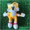 Stuffed Plush Animals 28Cm N Arrival Sonic The Hedgehog Tails Knuckles Ecna Toys Gift Drop Delivery Gifts Dhoxm