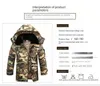 Herren Pelz Faux Camo Große Winter Verdickte Militär Baumwolle Jacke Kalte Lagerung Wüste Arbeitskleidung Arbeits Schutz 231213