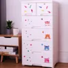 Grote Opberglade Kast Voor Baby Plastic Kinderen Speelgoed Organizer Lades Eenvoudige DIY Garderobe Vierlaags Kast Y11162831