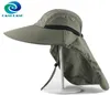 Camolad Mens Bucket Hats With Neck Flap Summer Sun Hat For Women Long Wide Brim Fishing Caps Outdoor UV Protection Handing Hat Y2003716896