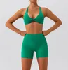 Conjuntos ativos de secagem rápida yoga ginásio conjunto sexy sutiã espólio shorts esporte terno feminino roupa superior treino activewear bicicleta ao ar livre escalada