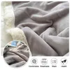 Blanket Double Lamb Blanket Thickened Coral Velvet Blanket High Quality Multifunctional Blanket Bed Cover Soild Color Bedspread On Bed 231212