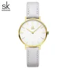 Montre femme montres de haute qualité luxe édition limitée simple dégradé couleur combinaison quartz cuir 32mm montre