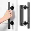 Door Locks 12" Stainless Steel Handle Sliding Barn Knob Pull Flush Cabinet Cupboard Handles Furniture Hardware 231212