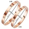 Designerarmbanden Koreaans roségoud vervaagt niet Ins temperament titanium stalen armbanden Netroots mode eenvoudige veelzijdige sieraden