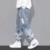 Heren Jeans Herenbroek Hip Hop Trend Streetwear Jogging Casual Elastische Taille Herenbroek Joggers Joggingbroek Cargo Homme