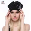 Cappelli Sciarpe Set CHING YUN Donna Cappello lavorato a maglia in cashmere morbido Inverno Caldo ricamo Cappello lavorato a maglia femminile in tinta unita di alta qualità B19 13 231213