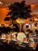 Whole 100 pcs 1820inch black ostrich feather plumes for wedding centerpiece decor party table decor9430314