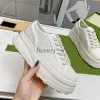 Brand Designer Casual Shoes Canvas Embossed Chunky B Top Sneakers Women Lace Up Jacquard Retro Platform Sneaker Multicolored Embroidery Trainers With Box