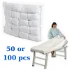 Copritavoli usa e getta Fogli per barelle piatte in tessuto Poly Coprisella per massaggi Accessori per la cura della bellezza 80x220 cm249p