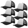 Cappellini da baseball 10 pezzi Cappello da baseball in rete traspirante Poliestere resistente al sole Uso esterno Vuoto per trasferimento di calore