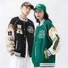 Męskie kurtki streetwear vintage patchwork bomber bombowca studencka kurtka men kolaż kurtka mężczyzn amerykańska kurtka vintage 231212