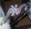 Nowa marka Butterfly Bransoletka Diamond S925 Srebrna impreza zaręczynowa Weddna Bogura dla kobiet biżuteria mody 1133962