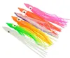 100 pieces Rubber Squid Skirts 5cm 9cm 11cm Octopus Soft Fishing Lures Tuna Sailfish Baits3112109