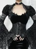 Lässige Kleider AltGoth Elegantes Vintage-Samtkleid Dunkle Gothic-Halloween-Fledermaus Hohe Taille Spaghettiträger Emo Alternative Indie-Kleidung