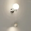 Lampade da parete Decorazione a LED Sconce semplice per camera da letto Comodino Soggiorno Decorazione interna di elettrodomestici Lampada nordica